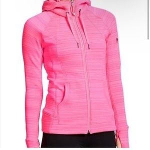 Athleta hot pink strength hoodie
